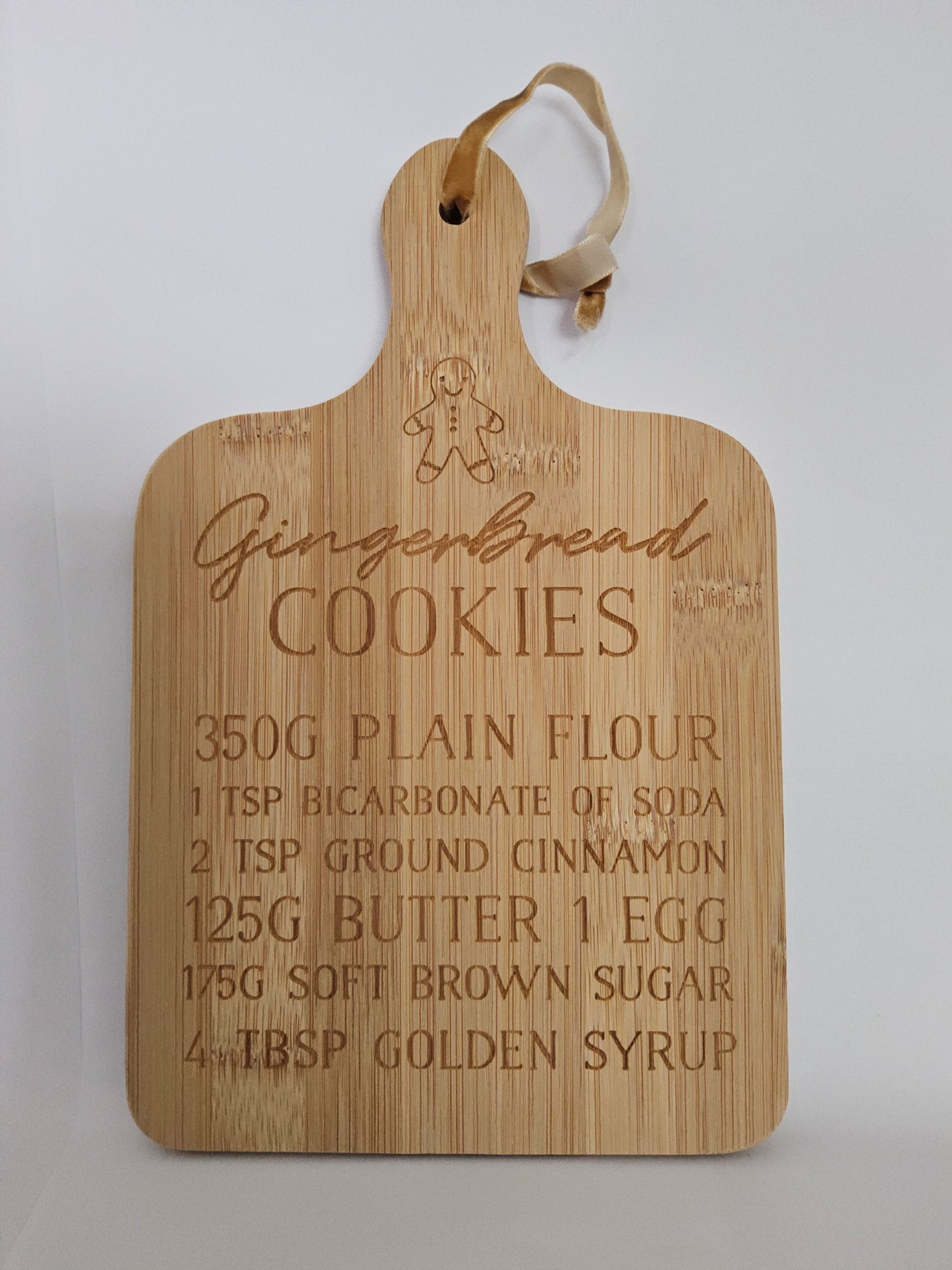 Gingerbread Cookies Recipe Chopping Board