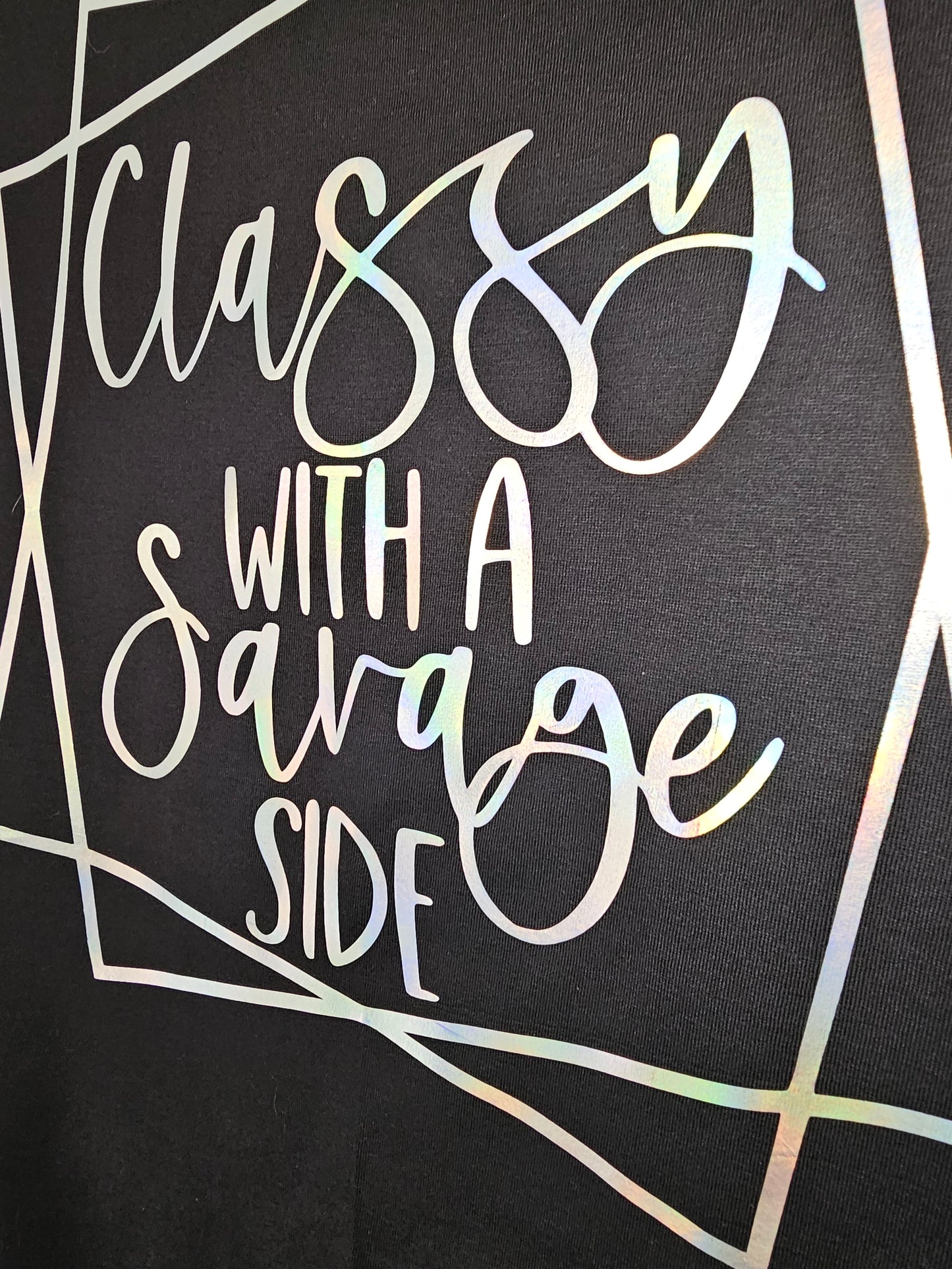 Ladies sassy savage t shirt