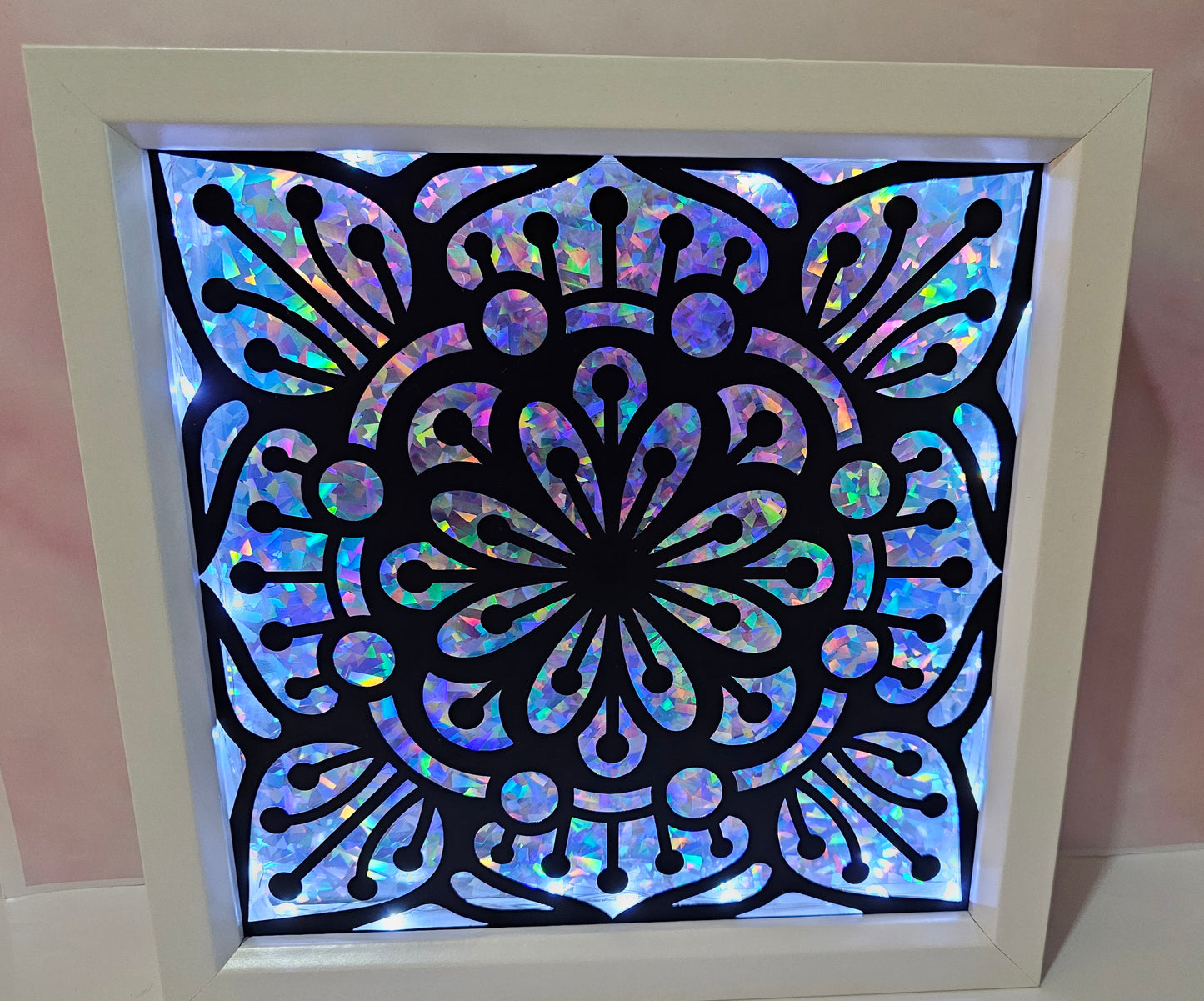 Mandala theme light up box