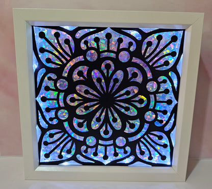 Mandala theme light up box