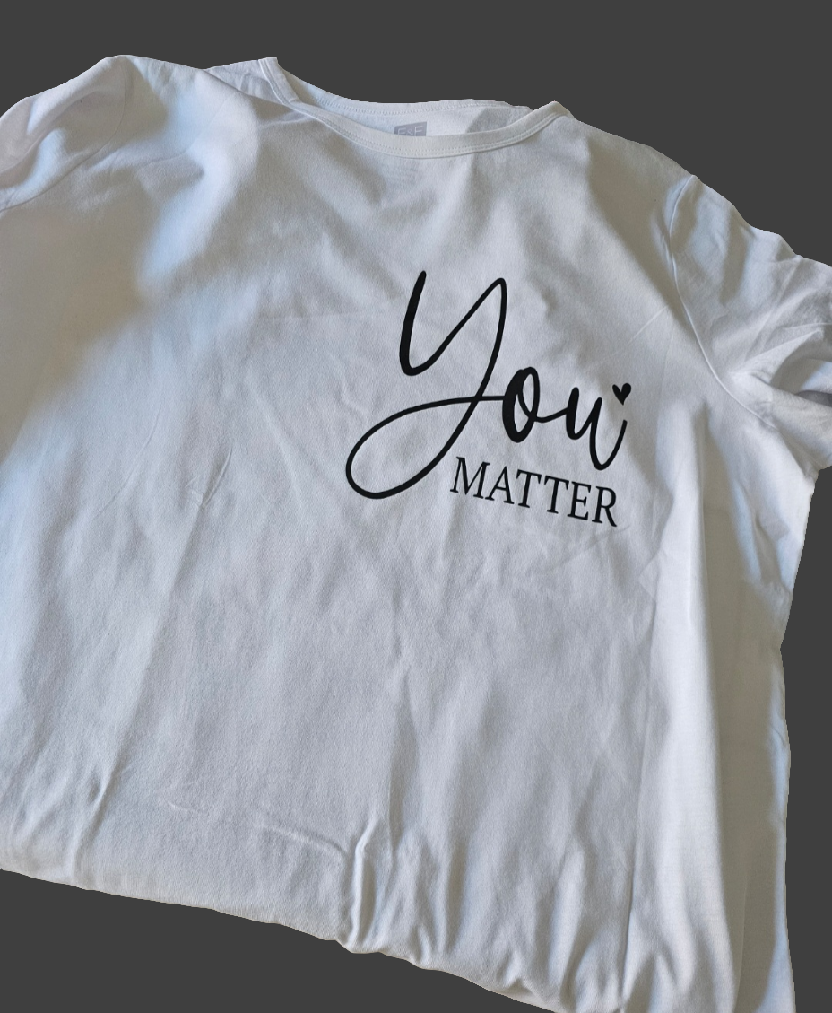 You Matter mental health t-shirt